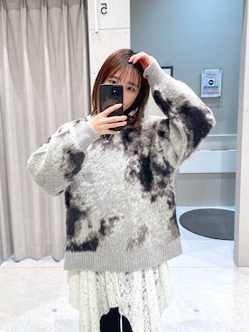 「アイテム（チュニック）」を使った、manaさん（レディース・153cm）の秋コーディネート