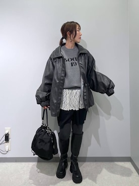 manaさん(レディース・153cm)の冬コーディネート