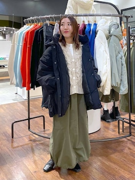 manaさん（レディース・153cm）の冬コーディネート