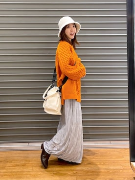 manaさん（レディース・153cm）の冬コーディネート