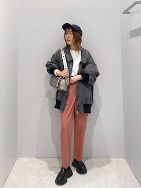 manaさん（レディース・153cm）の秋コーディネート