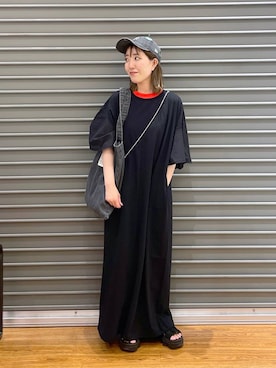 「LEPSIM（レプシィム）のアイテム（PC・スマホグッズ/家電）」を使った、manaさん（レディース・153cm）の夏コーディネート