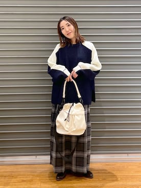 manaさん（レディース・153cm）の冬コーディネート