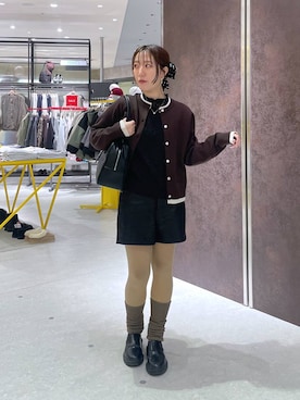 manaさん（レディース・153cm）の冬コーディネート