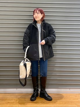 manaさん(レディース・153cm)の冬コーディネート