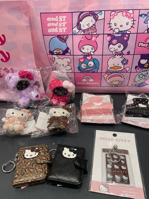 Me%（ミィパーセント） ヘアクリップ 「HELLO KITTY」キルティング