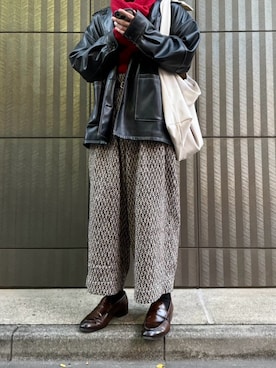 「PAGEBOY（ページボーイ）のアイテム（ジャケット/アウター）」を使った、aminimanさん（メンズ・168cm）の冬コーディネート