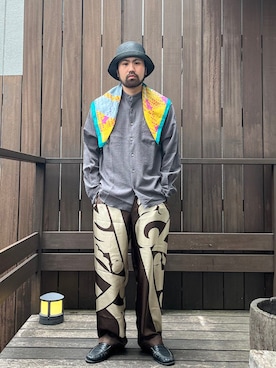 豊山さん（メンズ・172cm）の夏コーディネート