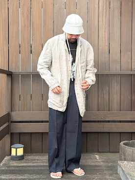 豊山さん（メンズ・172cm）の夏コーディネート