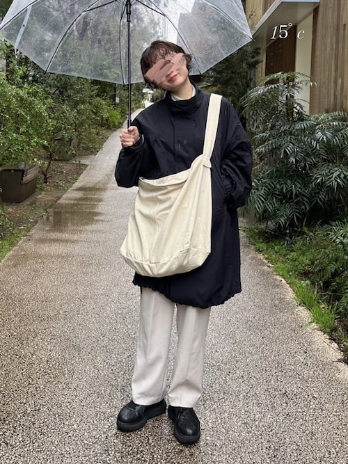 lawgy パンツ tuck straight belt set pants / タックストレート