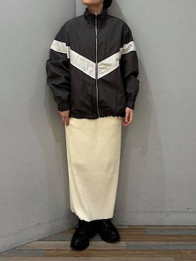 「アイテム（ブルゾン）」を使った、菜々子さん（レディース・160cm・20代）の春コーディネート