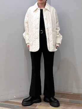 スタイルアップウールライクフレアパンツ 971224を使った人気 