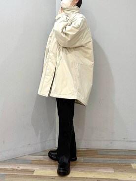「LOWRYS FARM（ローリーズファーム）のアイテム（ダウンジャケット/コート）」を使った、菜々子さん（レディース・160cm）の秋コーディネート