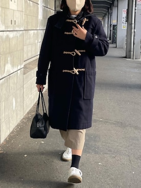 MHL.(エムエイチエル)のダッフルコートを使った人気ファッション