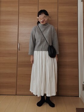 「POOL（プール）のアイテム」を使った、shioriさん（レディース・160cm）の秋コーディネート