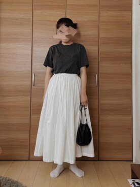 「POOL（プール）のアイテム」を使った、shioriさん（レディース・160cm）の夏コーディネート