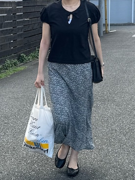 「MARGARET HOWELL idea（マーガレット・ハウエルアイデア）のアイテム」を使った、shiさん（レディース・160cm）の夏コーディネート