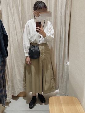 「DANA FANEUIL（ダナファヌル）のアイテム」を使った、shiさん（レディース・160cm）の秋コーディネート