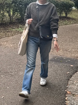 「ジャーマントレーナー」｜shioriさん（レディース・160cm）の秋コーディネート