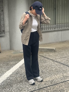 「Steven Alan（スティーブンアラン）のアイテム」を使った、shiさん（レディース・160cm）の夏コーディネート