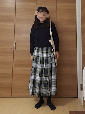 「Cinq（シンク）のアイテム」を使った、shiさん（レディース・160cm）の冬コーディネート