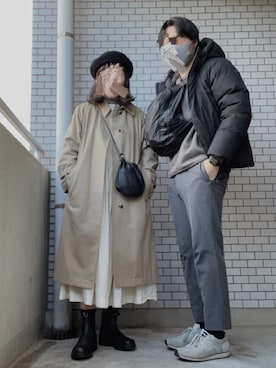 shiさん（レディース・160cm）の冬コーディネート