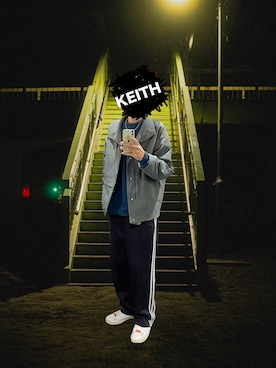 「アイテム（ブルゾン）」を使った、nfox1122さん（メンズ・173cm・30代）の冬コーディネート