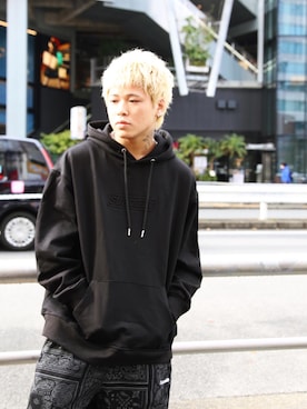 「Subciety（サブサエティ）のアイテム」を使った、弥彦さん（メンズ・173cm）の冬コーディネート