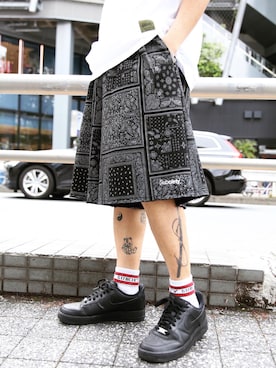 「Subciety（サブサエティ）のアイテム」を使った、弥彦さん（メンズ・173cm）の春コーディネート