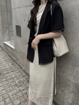 「RANAN（ラナン）のアイテム」を使った、m a n a m iさん（レディース・164cm）の夏コーディネート