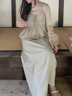 「RANAN（ラナン）のアイテム」を使った、m a n a m iさん（レディース・164cm）の夏コーディネート