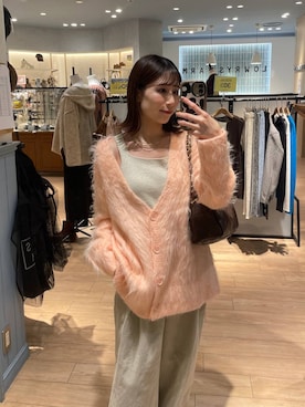 「アイテム（モカシン/デッキシューズ）」を使った、miyuさん（レディース・158cm・20代）の秋コーディネート