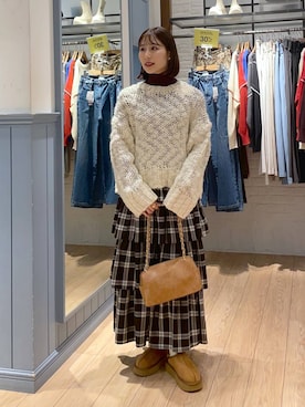 「アイテム（その他シューズ）」を使った、miyuさん（レディース・158cm・20代）の秋コーディネート