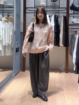 「LOWRYS FARM（ローリーズファーム）のアイテム（ハンドバッグ）」を使った、miyuさん（レディース・158cm）の秋コーディネート