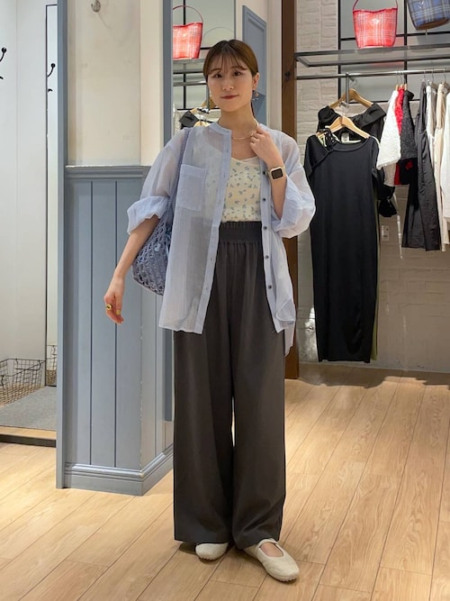 セール】ジャガードアシメニットタンク 323268（ジャージ）｜LOWRYS