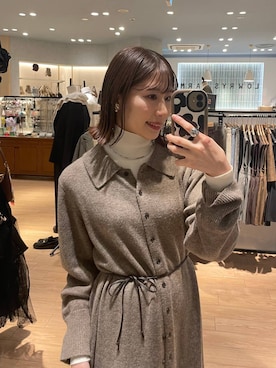 「アイテム（チョーカー）」を使った、miyuさん（レディース・158cm・20代）の冬コーディネート