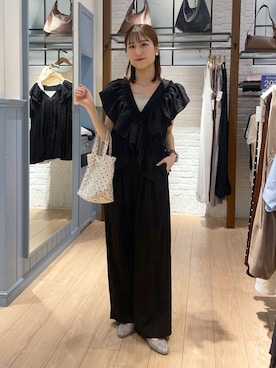 「アイテム（その他、ベージュ系）」を使った、miyuさん（レディース・158cm）の夏コーディネート
