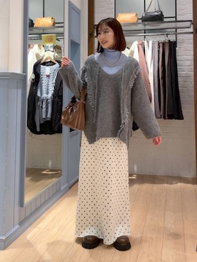 「アイテム（サンダル）」を使った、miyuさん（レディース・158cm・20代）の冬コーディネート