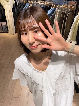 「アイテム（チョーカー）」を使った、miyuさん（レディース・158cm・20代）の夏コーディネート