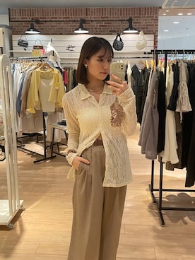 「アイテム（その他、ベージュ系）」を使った、miyuさん（レディース・158cm）の夏コーディネート