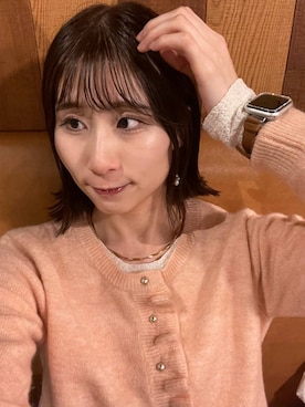 「アイテム（その他、ベージュ系）」を使った、miyuさん（レディース・158cm）の秋コーディネート