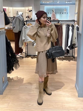 miyuさん（レディース・158cm）の冬コーディネート