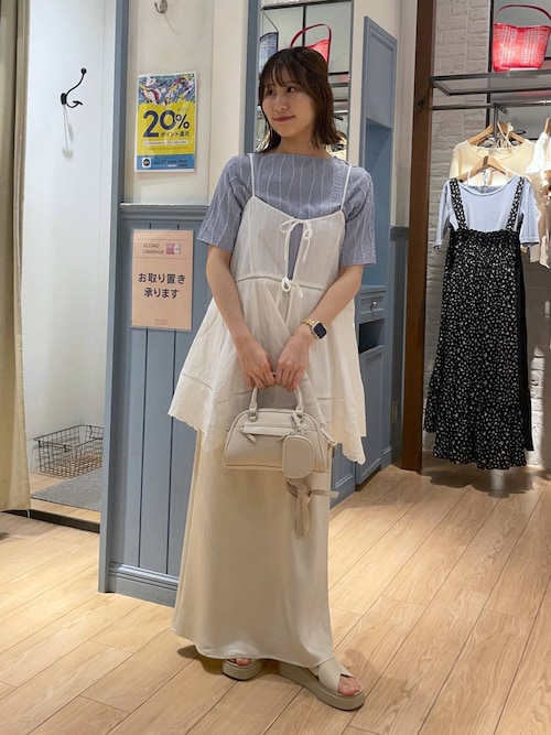 値下げしました　2WAYコットンレースミニワンピース　ローリーズファーム 2WAYコットンレースミニワンピース ローリーズファーム LOWRYS