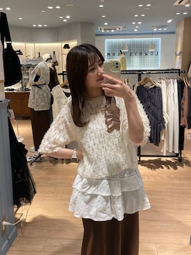 「LOWRYS FARM（ローリーズファーム）のアイテム」を使った、miyuさん（レディース・158cm）の春コーディネート