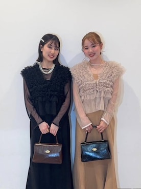 チュールフリルベストセット 579634を使った人気ファッション