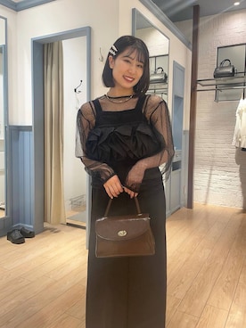 「アイテム（ワンピース/ドレス）」を使った、miyuさん（レディース・158cm・20代）の秋コーディネート