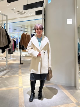 「アイテム（ダッフルコート）」を使った、uki_nolさん（レディース・150cm）の秋コーディネート