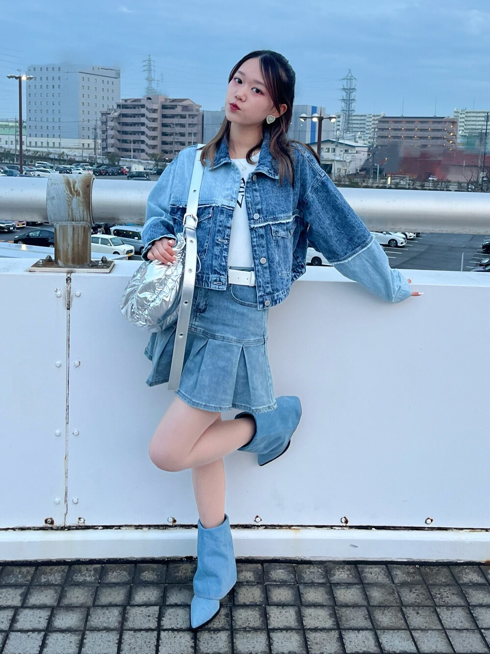 ZARA ザラ　デニム　ショートブーツ　ローヒール　36 23cm 2110709124.jpg?1701825111