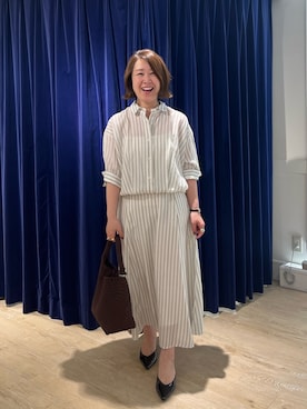 「NOLLEY’S（ノーリーズ）のアイテム（トップス）」を使った、SAYOKOさん（レディース・150cm）の春コーディネート