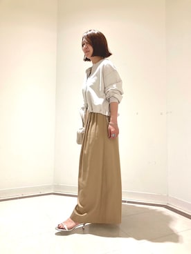 「NOLLEY'S」｜「アイテム（ブルゾン）」を使った、SAYOKOさん（レディース・150cm）の夏コーディネート